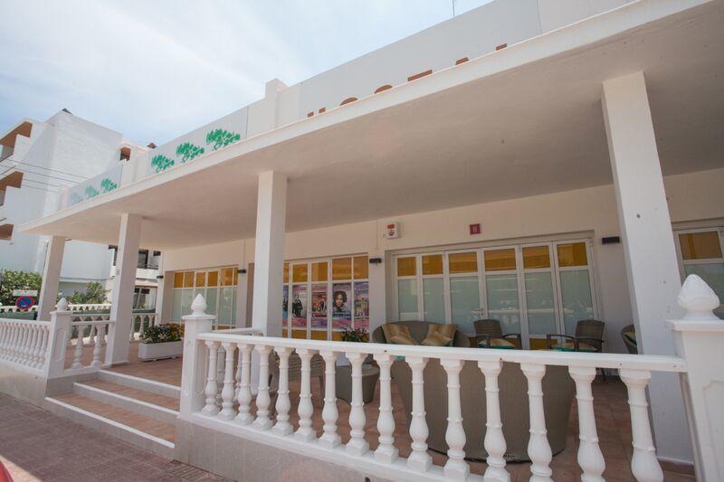 Hostal Los Pinos Es Cana Exterior foto